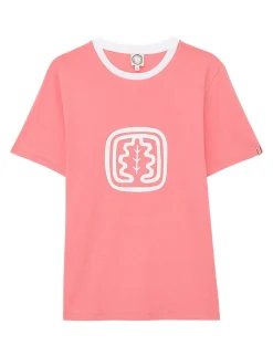 Oscar pink round-neck t-shirt
