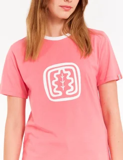 Oscar pink round-neck t-shirt