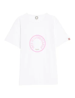 Oscar white logo pink T-shirt