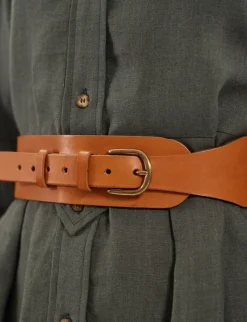 Paulette camel belt already online