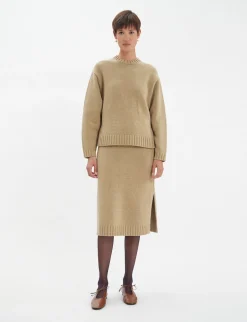 Paulin jumper in camel wool