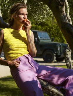 Pink Mara jeans x Notify