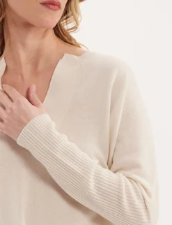 PONCHO PULLOVER TUNISIAN COLLAR ML