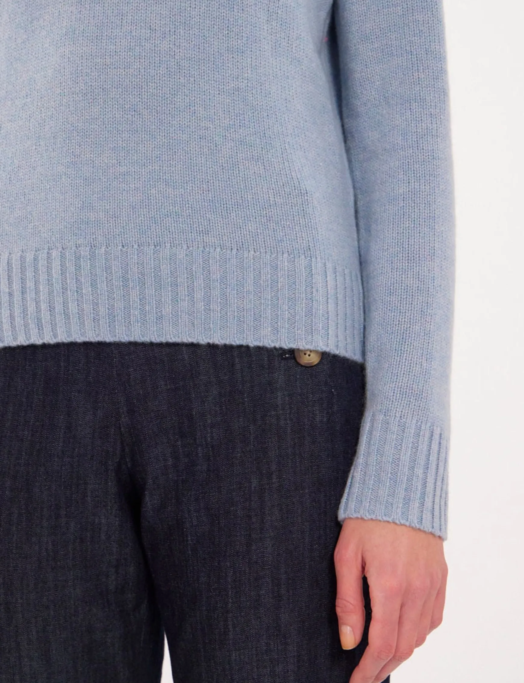 PULLOVER RD COLLAR HAMMER SLEEVES