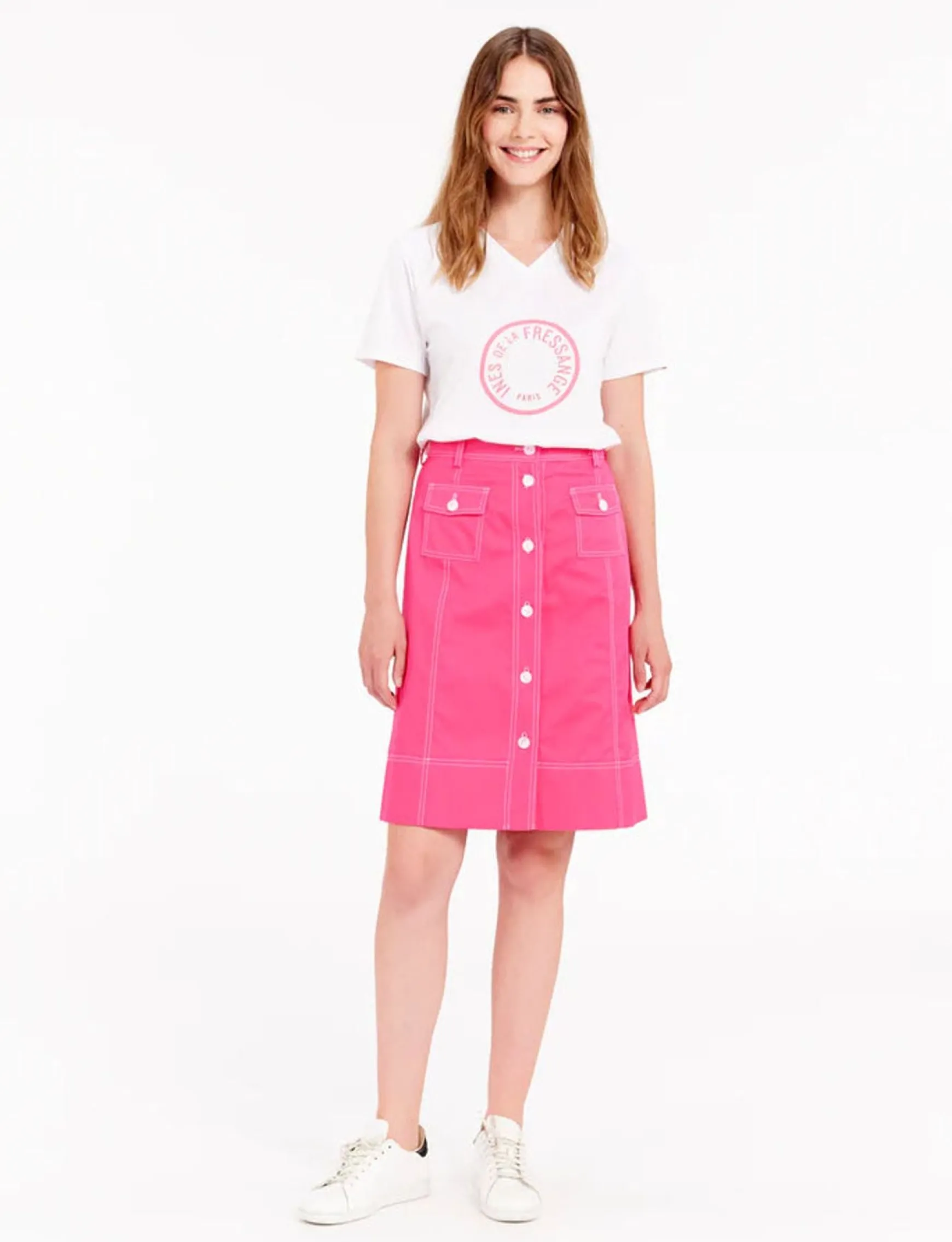 Rachel pink skirt