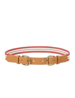 Red and white Adeline belt