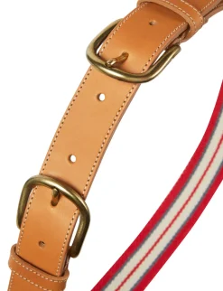 Red and white Adeline belt