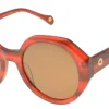 Red marbled Ornella sunglasses