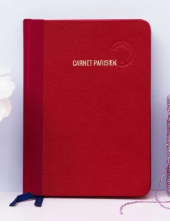 Red Parisian notebook
