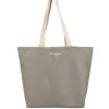 Reversible tote bag Lila khaki