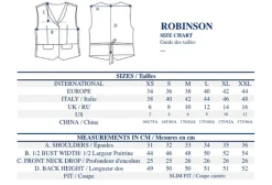 Robinson blue and white waistcoat