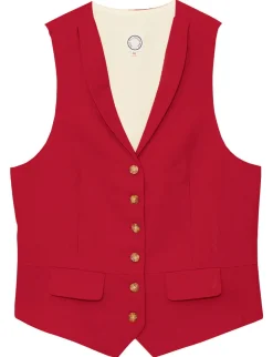 Robinson raspberry linen cardigan