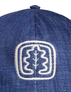 Roma blue denim cap