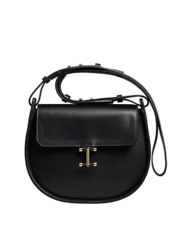 Senda black leather bag