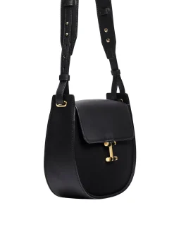 Senda black leather bag
