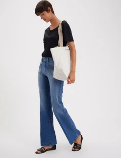 Shopping bag Lila ecru