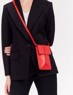 Smartphone bag Léonore red