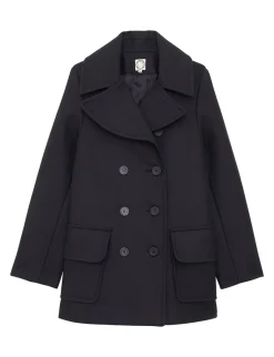 Séraphine dark blue coat