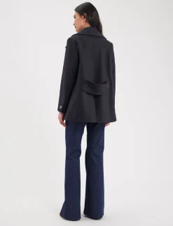 Séraphine dark blue coat