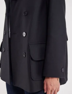 Séraphine dark blue coat