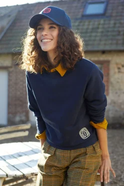 Sydney navy cotton cap