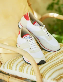 Unisex ecru UZS x Ines trainers