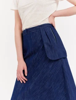 Viveka jean skirt